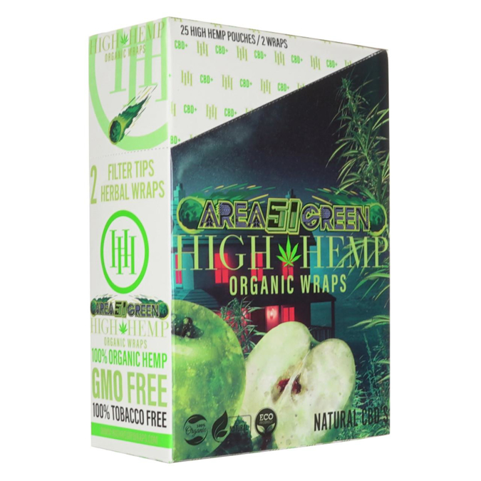 Picture of High Hemp Area 51 Organic Wraps