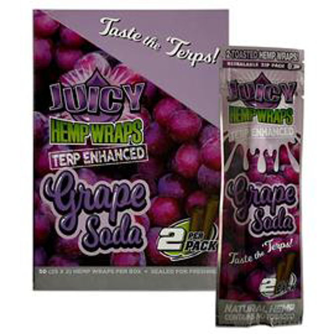 Picture of Juicy Hemp Wrap - Grape Soda 25x2CT