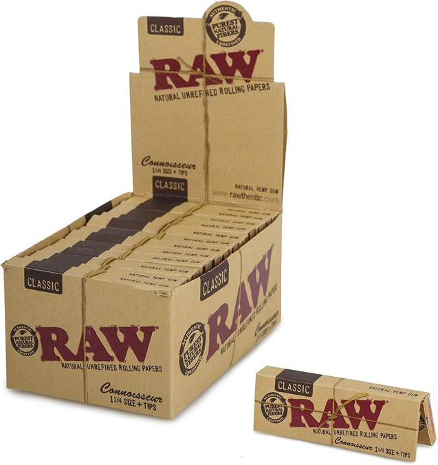 Picture of Raw Organic Connoissuer 1.25 Paper & Tips 24CT