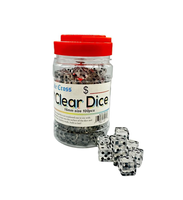 Picture of Clear Dice 16mm 100CT