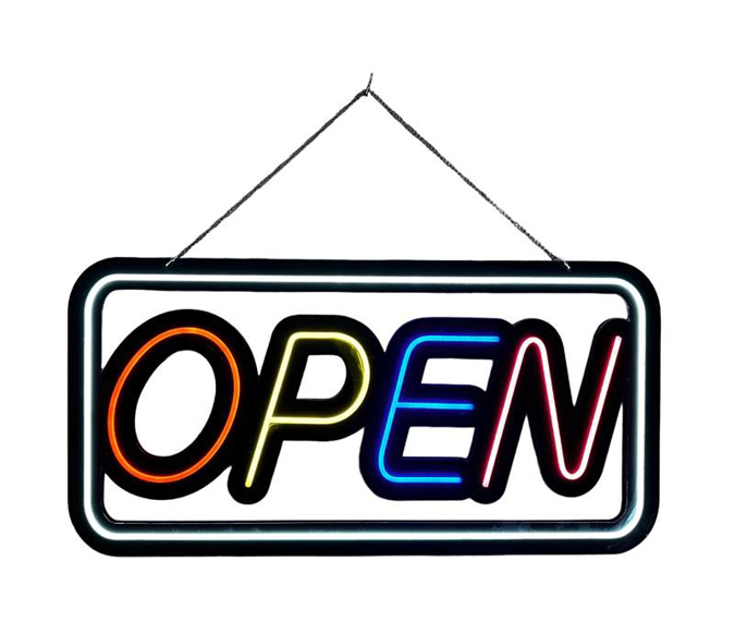 Picture of Multi Color Open Sign Large LED