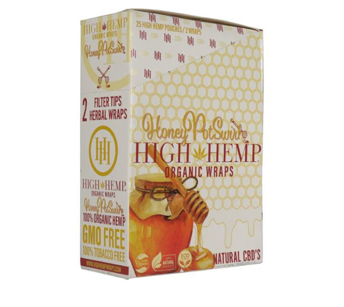 Picture of High Hemp Honey Potswirl Organic Wraps