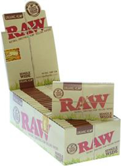 Picture of Raw Rolling Papers Organic Hemp Single Wide 25CT