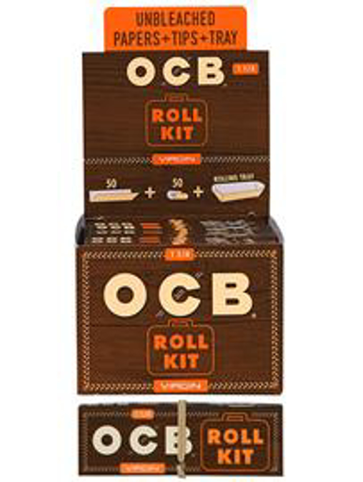 Picture of OCB Virgin Unbleached Rolling Kit Slim 20CT