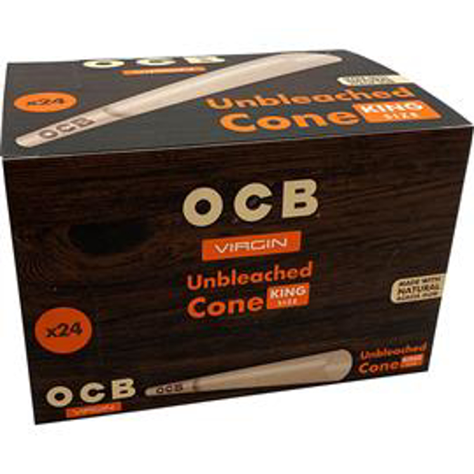 Picture of OCB Unbleached Cone KS 24CT