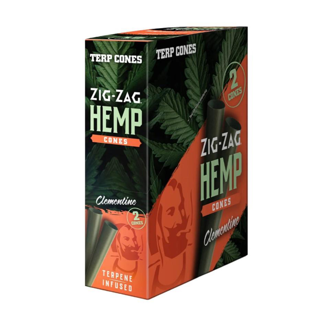 Picture of Zig Zag Hemp Cones-Clementine