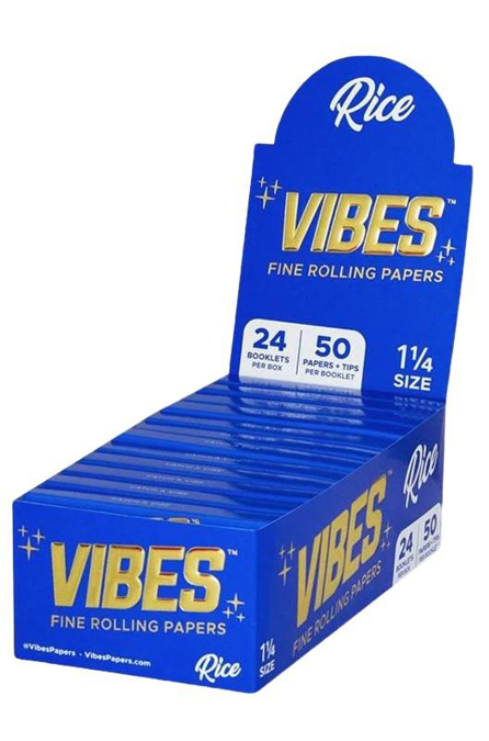 Picture of Vibes Rice 1.25 Papers+Tips 24x50CT