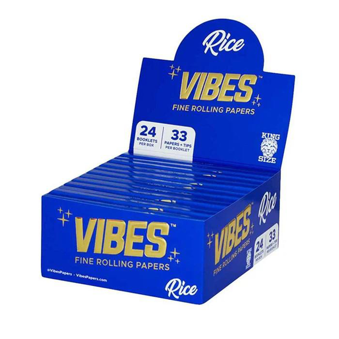 Picture of Vibes Rice Kingsize Paper+Tips 24x33CT