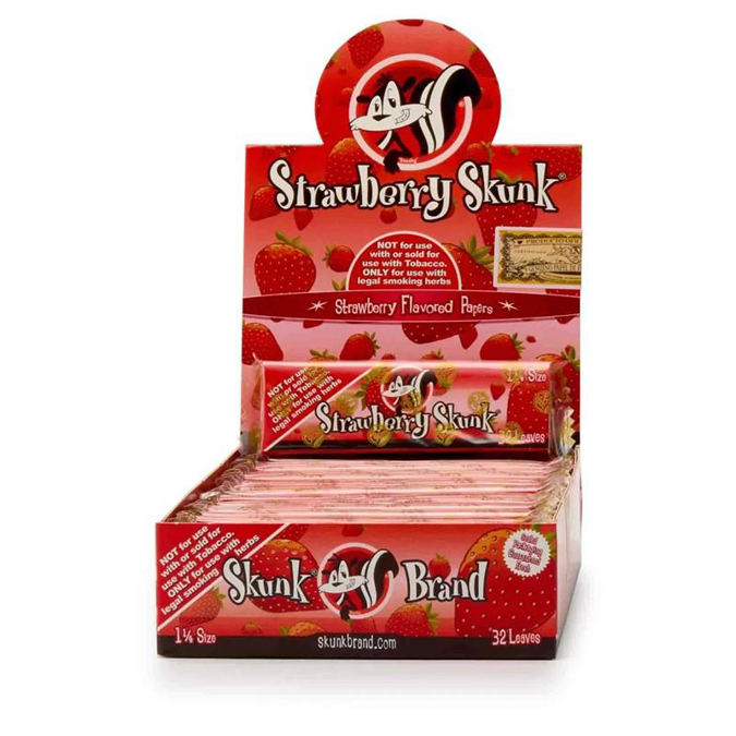 Picture of Skunk Brand Strawberry Skunk Paper 1.25 24CT