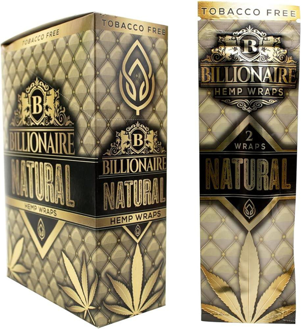 Picture of Billionaire Hemp Cones Natural 10x2pk