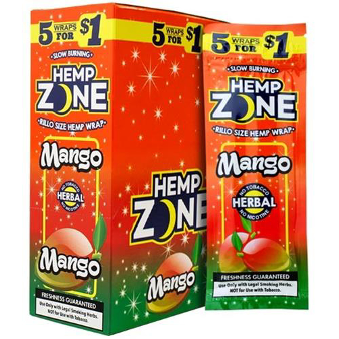 Picture of Hemp Zone Mango Wraps 15x5 CT