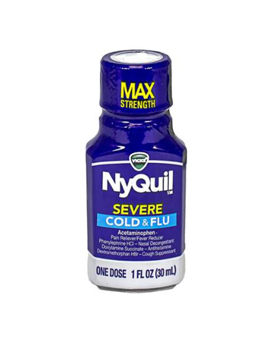 Picture of Nyquil Max Syrup 1oz 8 Pack 