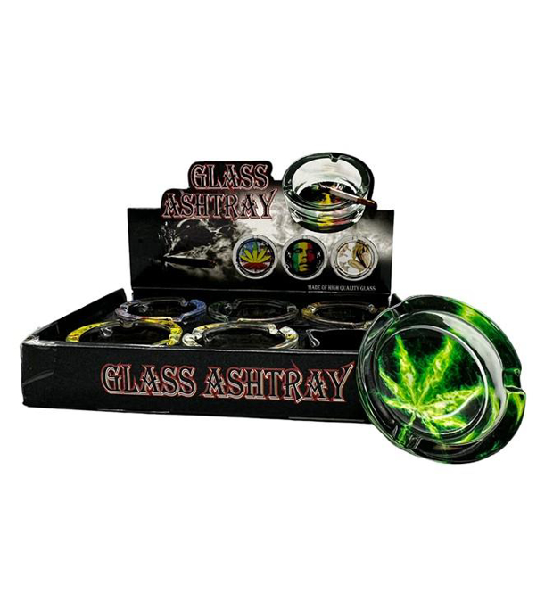 Picture of Glass Ashtray Round 6CT 