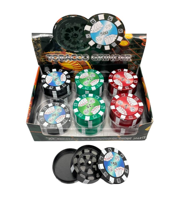 Picture of Grinder Poker Design Metal 12CT