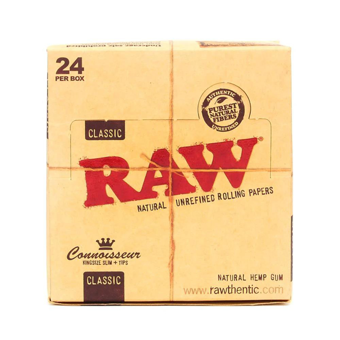 Picture of Raw Conoissuer KingSize Slim Papers+Tips 24CT