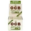 Picture of OCB Organic Hemp Rolling Papers+Tips 1 1/4 24CT