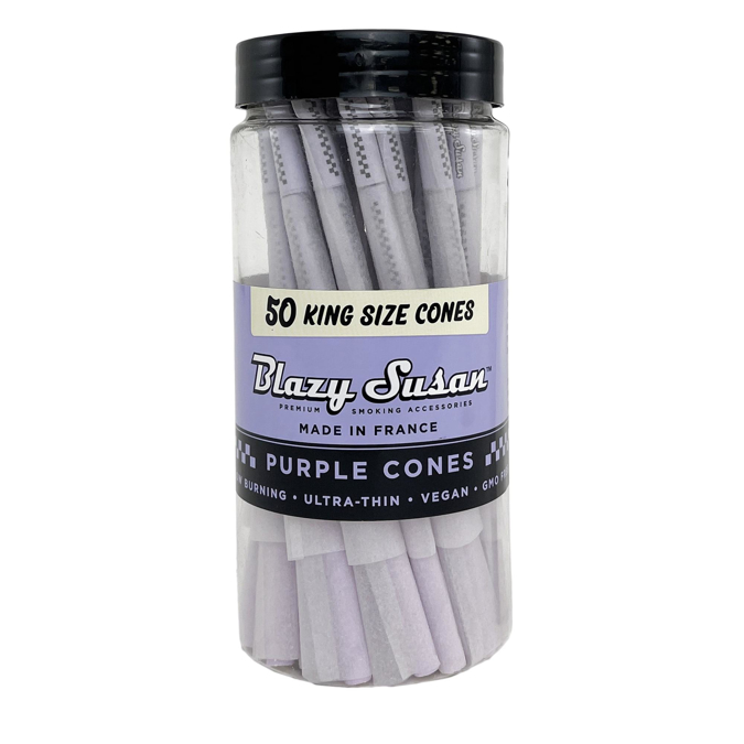 Picture of Blazy Susan Purple Cones KS 50CT Jar