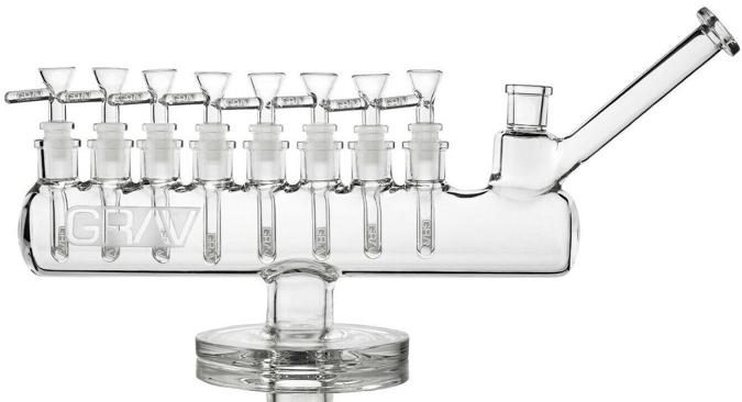 Picture of Grav Clear Menorah