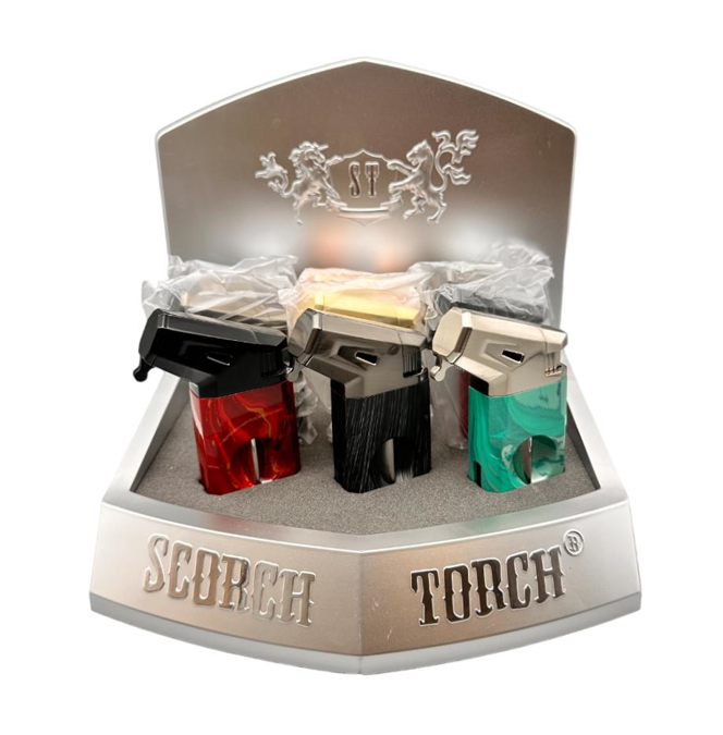 Picture of 61736 Scorch Torch w Premium Cigar Cutter See Tru 9CT