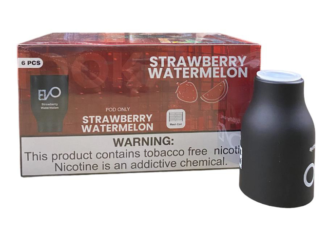 Picture of Evo Hookah Pod Strawberry Watermelon 3MG 6CT