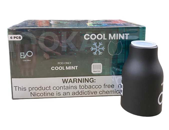 Picture of Evo Hookah Pod Cool Mint 3MG 6CT