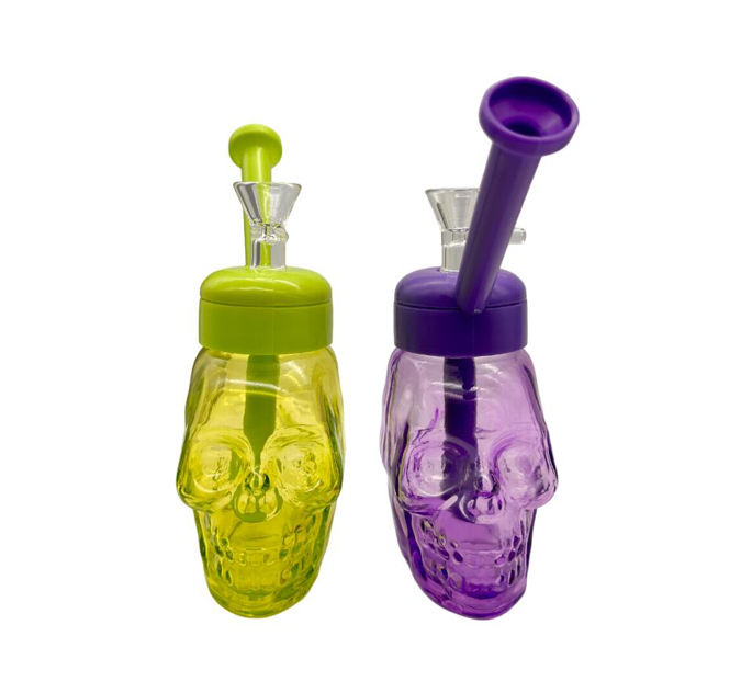 Picture of Glass Double Sided skull WP