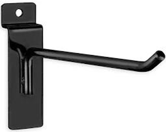 Picture of Slatwall Hooks Peg Black-6in 