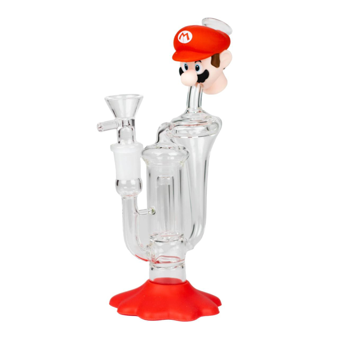 Picture of H413 Man w Red Cap Functional Glass WP