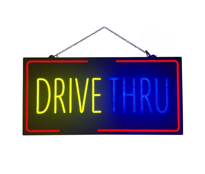 Picture of Multi Color Drive Thru LED Sign