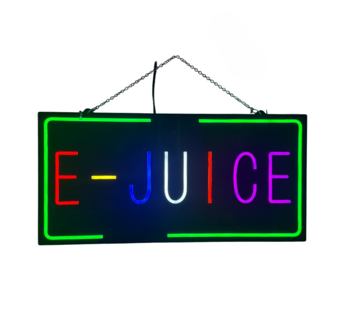 Picture of Multi Color E-Juice LED Sign Large