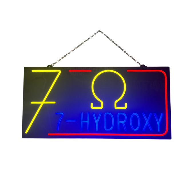 Picture of Multi Color 7-Hydroxy LED Sign