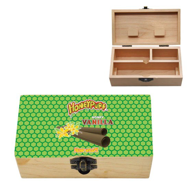 Picture of Honeypuff Wood Storage Box For Wraps